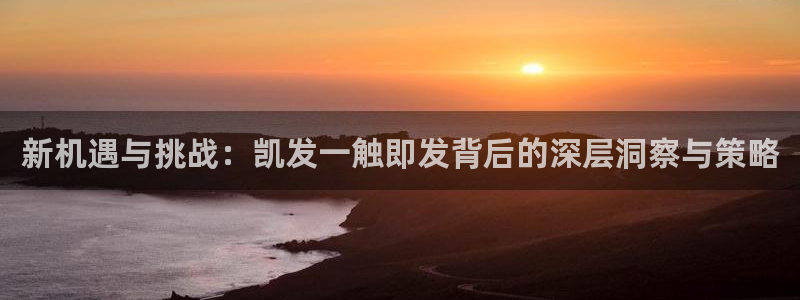 赢彩网包怎么样：新机遇与挑战：凯发一触即发背后的深层洞察与策略