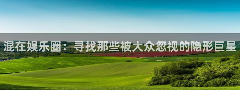 赢彩网体育平台登录入口：混在娱乐圈：寻找那些被大众忽视的隐形巨星