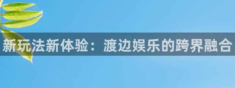 赢彩网体育3：新玩法新体验：渡边娱乐的跨界融合